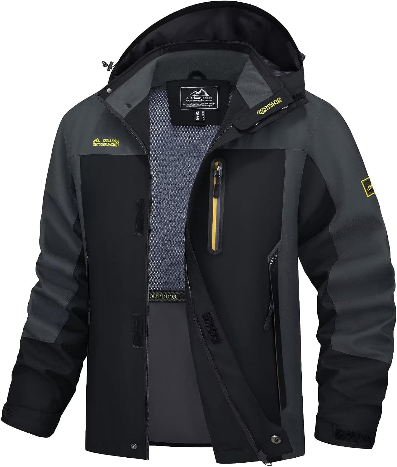 MAGCOMSEN Men's Lightweight Rain Jacket