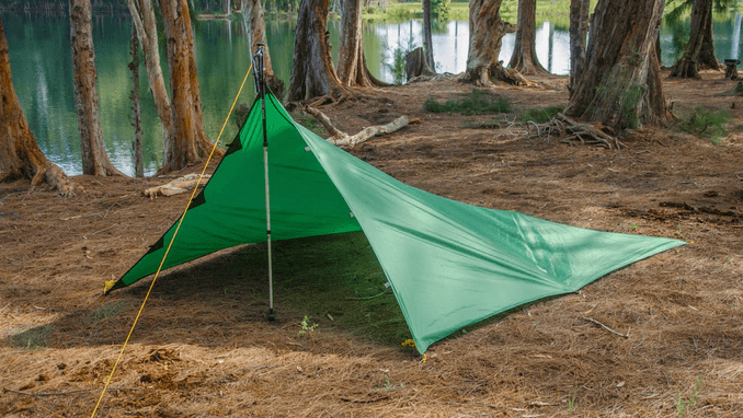 tent alternative: tarp